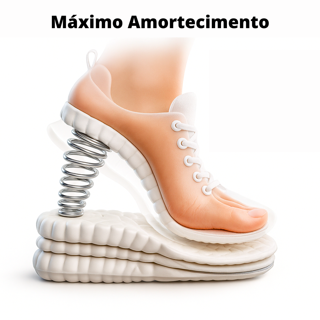 Palmilhas Ortopédica 4D Super Macia VitalFeet©