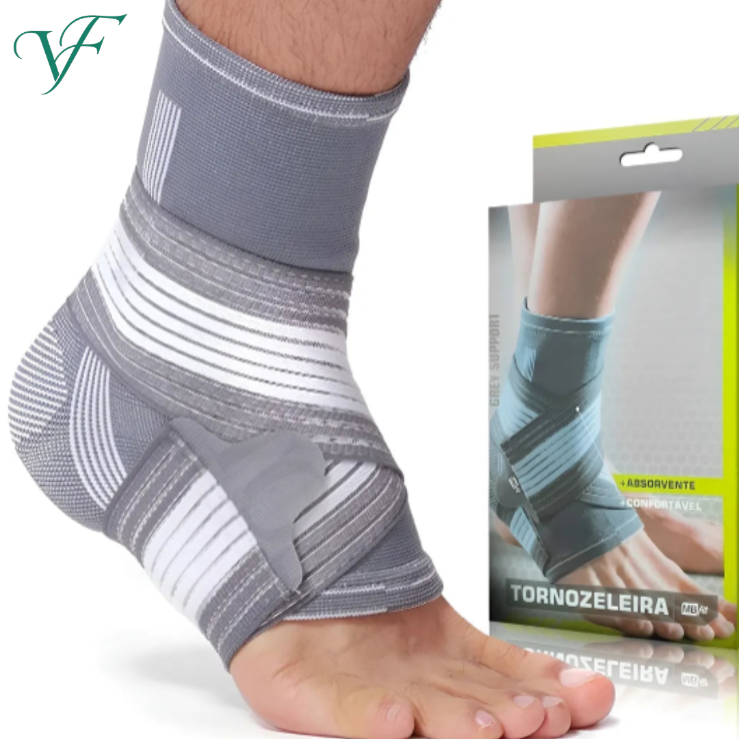 Tornozeleira de Compressão Ajustável VitalFeet©