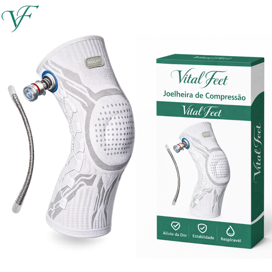 Joelheira Ajustável de Compressão VitalFeet©
