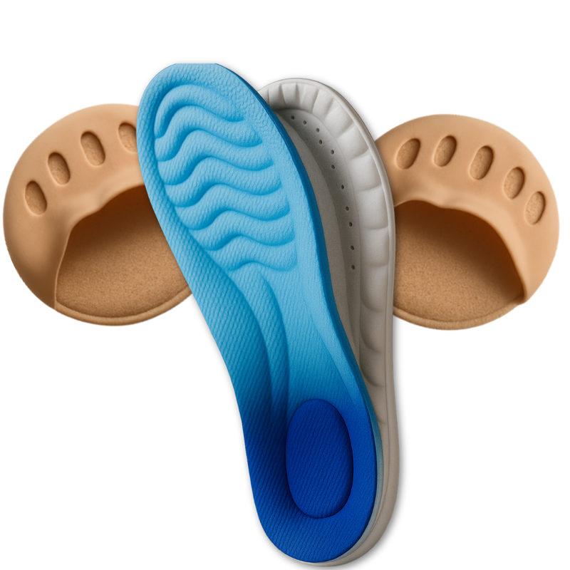 Kit Passos Leve (Palmilha + Almofada de Pés)