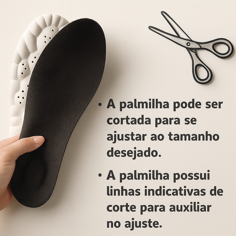 Palmilha Ortopédica Legionário Viltal Fleex